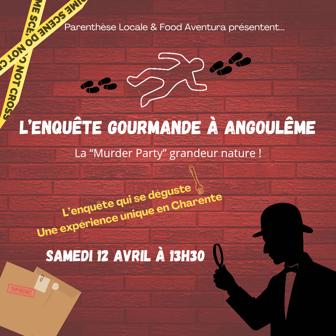 Nouvelle activité à Angoulême : Une enquête gourmande à ne pas manquer le 12 avril